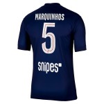 Günstige Fußballtrikots Paris Saint-Germain Marquinhos 5 Heimtrikot 2025-26 Kurzarm